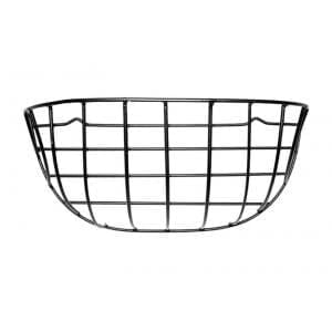 Hanging basket hooirek muurmodel zwart metaal - M