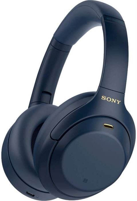 Sony WH-1000XM4 bluetooth Over-ear hoofdtelefoon blauw