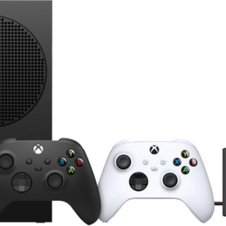 Xbox Series S 1 TB Zwart + Wireless Controller Robot Wit + Play & Charge Kit